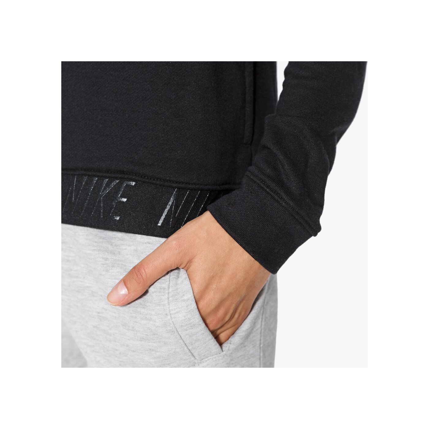 Bluza damska NIKE BLUZA W NK DRY TOP COWL NECK 860130010 kolor czarny