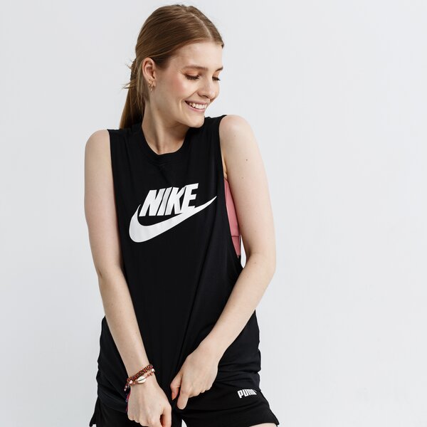 Top damski NIKE TANK W NSW ESSNTL MSCL FUTURA bv6173-010 kolor czarny