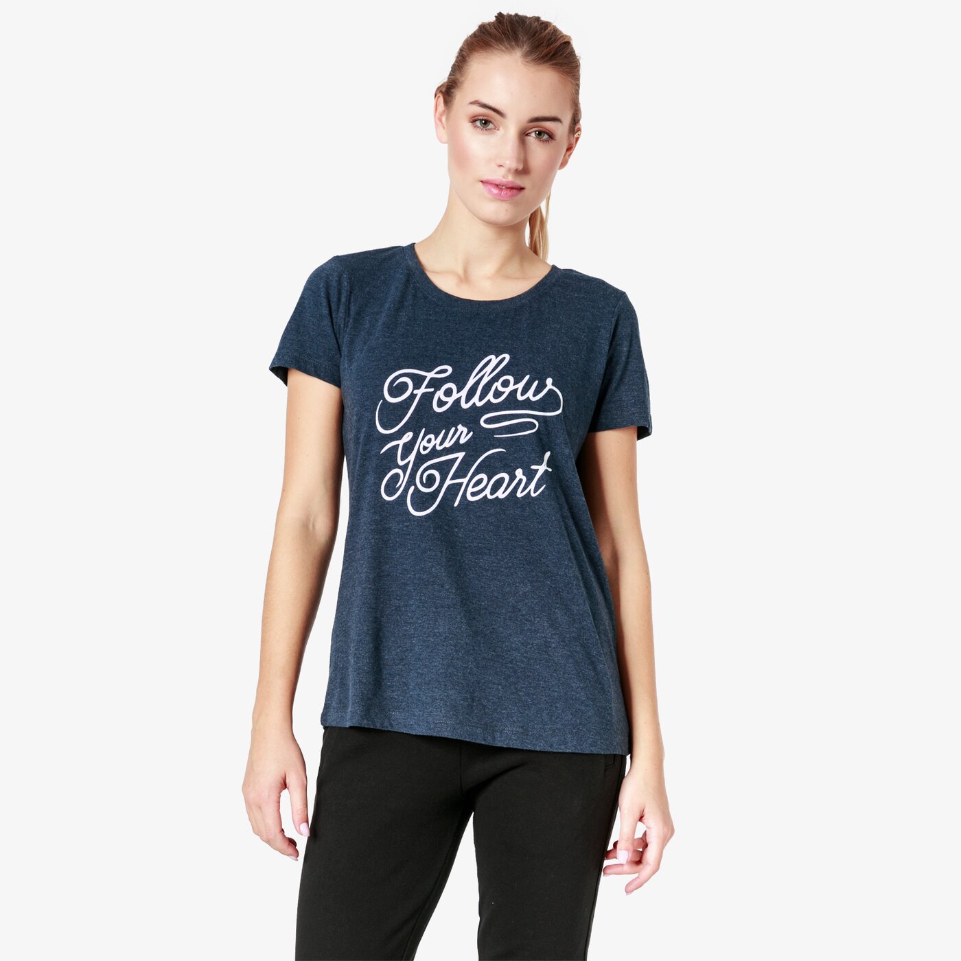 Koszulka damska FEEWEAR T-SHIRT FLAME fw38tsd08001 kolor granatowy