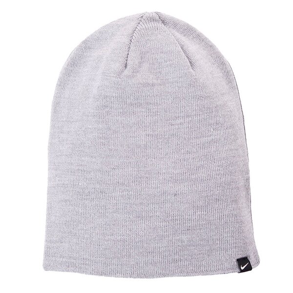 Czapka zimowa damska NIKE CZAPKA SOLID BEANIE 437606063 kolor szary