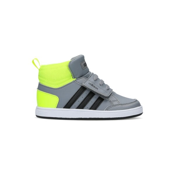 Buty dziecięce ADIDAS HOOPS CMF MID INF aw5127 kolor szary