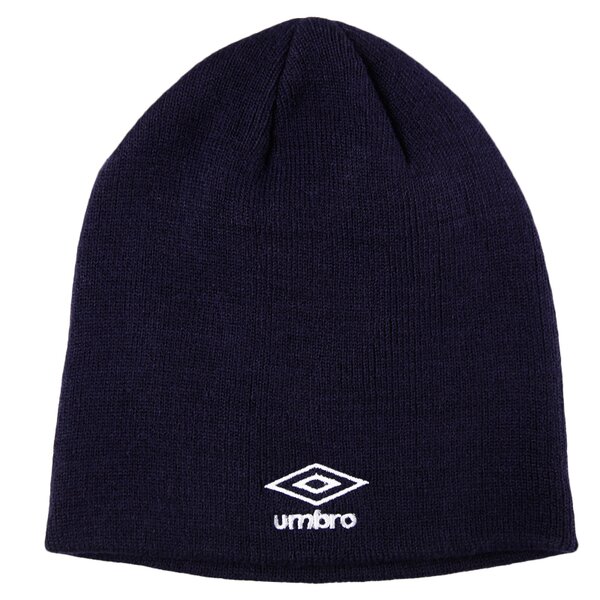 Czapka zimowa męska UMBRO CZAPKA CLASSIC BEANIE LOGO NAVY ul33cam08 kolor granatowy
