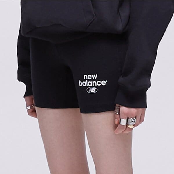 NEW BALANCE SZORTY NB ESSENTIALS BIKER SHORTS ws31504bk kolor czarny