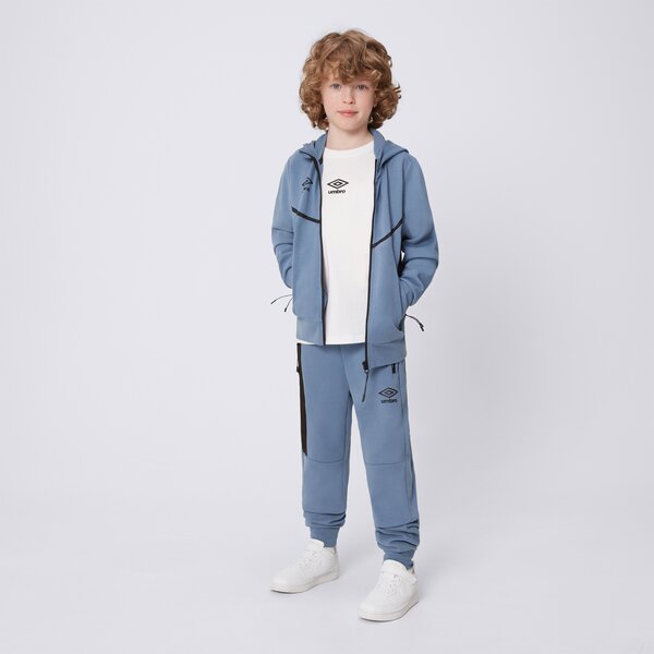 Bluza dziecięca UMBRO BLUZA ROZPINANA Z KAPTUREM TECH FULL ZIP JR ul125blmj0102 kolor niebieski