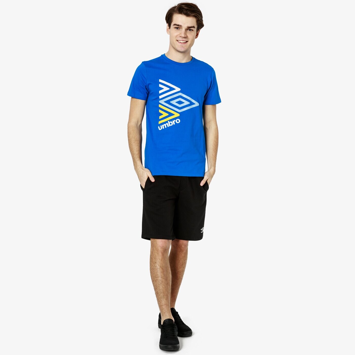 Koszulka męska UMBRO T-SHIRT SS ZANTO ul19tsm27001 kolor granatowy