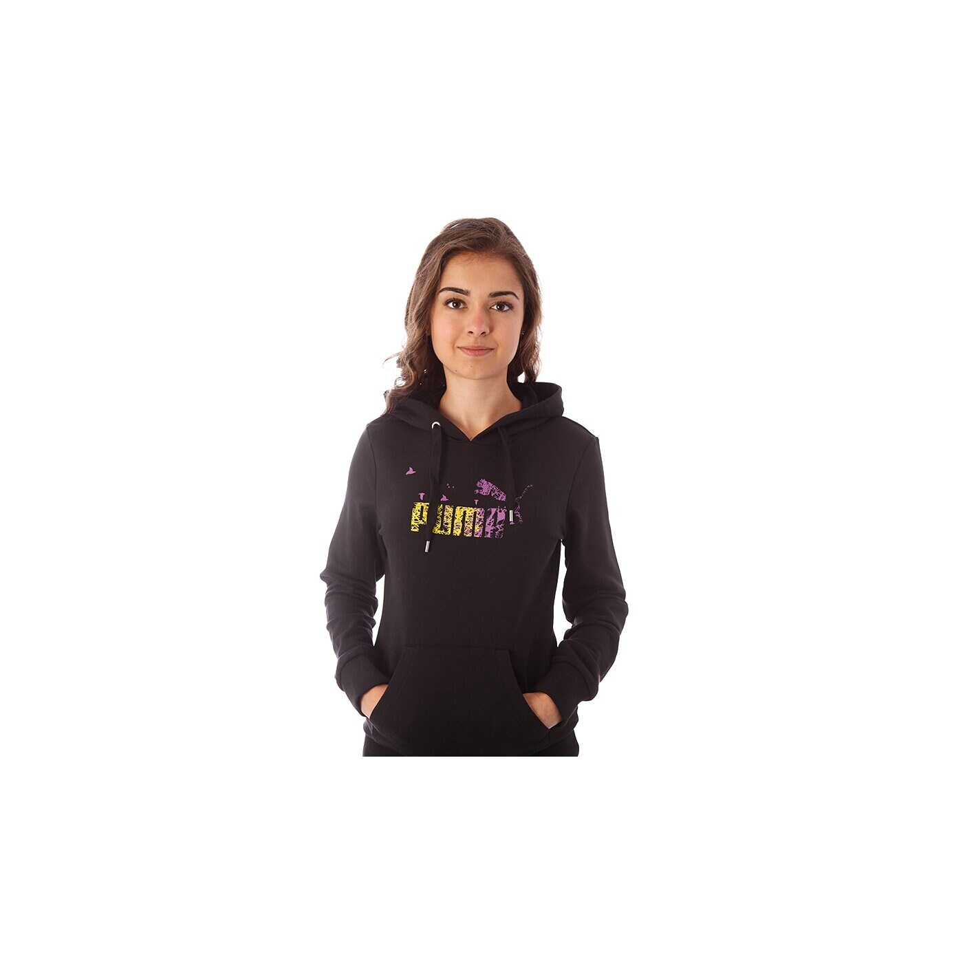 Bluza damska PUMA BLUZA WMN HOODED SWEAT 83095502 kolor czarny