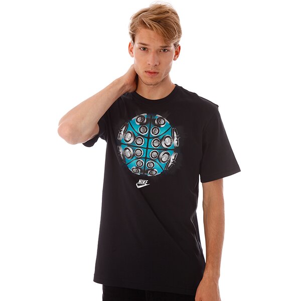 Koszulka męska NIKE T-SHIRT BB SPEAKER BALL 545940010 kolor czarny
