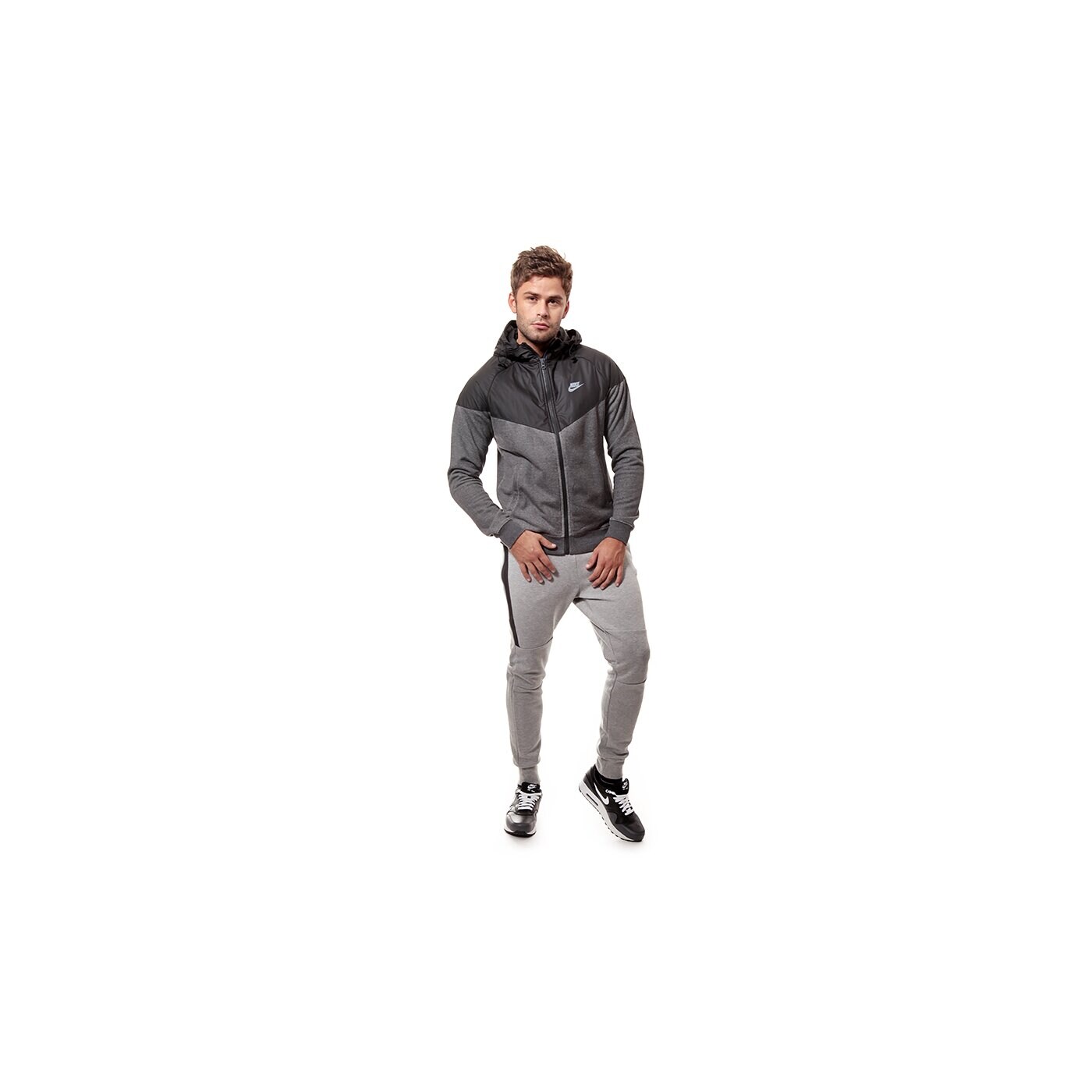 Spodnie dresowe męskie NIKE SPODNIE TECH FLEECE PANT 545343064 kolor szary