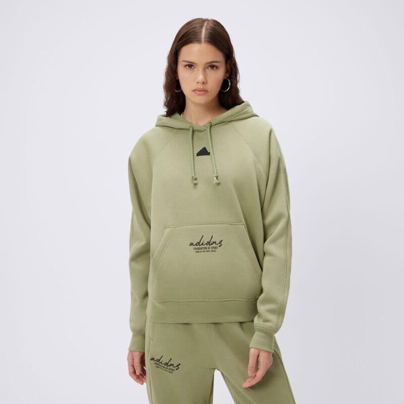 ADIDAS BLUZA Z KAPTUREM W BLUV Q3 FL HD