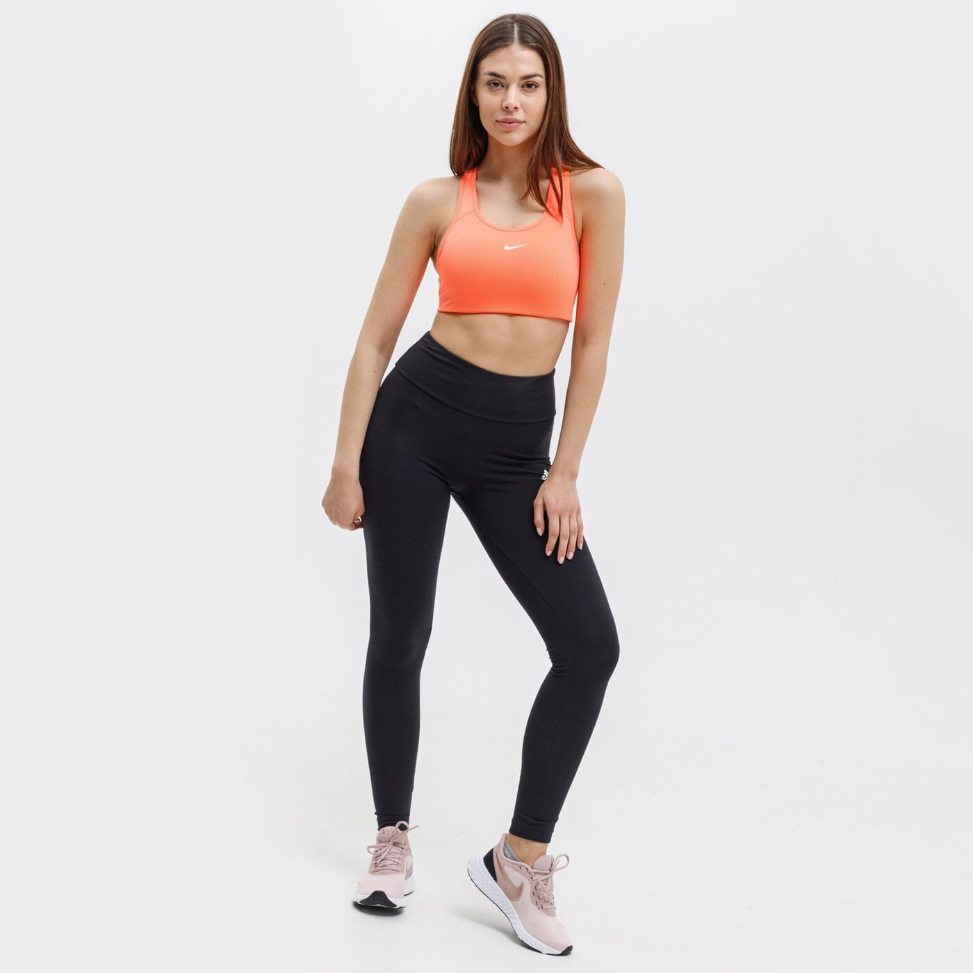 Top damski NIKE BRA bv3636-854 kolor pomarańczowy