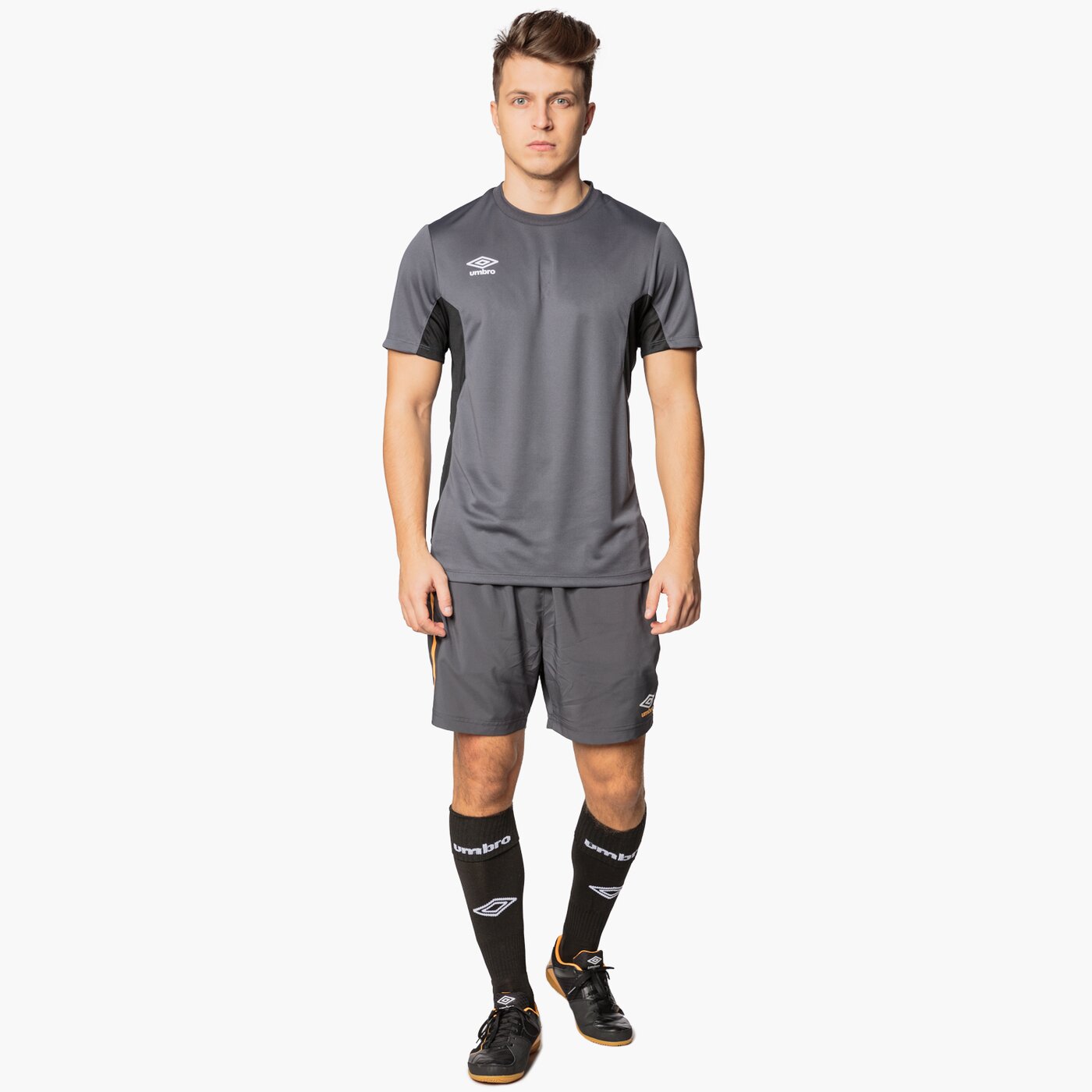 Koszulka męska UMBRO T-SHIRT ELITE TRAINING JERSEY 64542uamv kolor szary