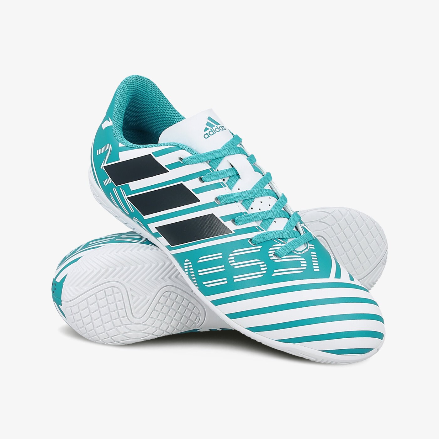 Buty piłkarskie dla dzieci ADIDAS NEMEZIZ MESSI 17.4 IN J s77208 kolor granatowy