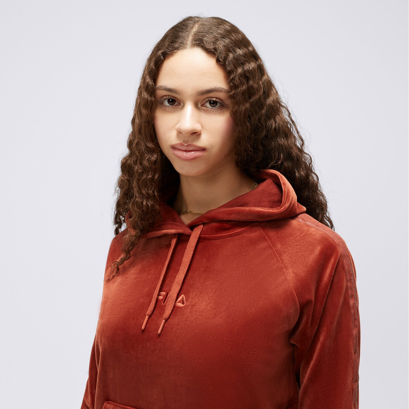 Bluza damska FILA BLUZA Z KAPTUREM MALIA fw23spw017210 kolor bordowy