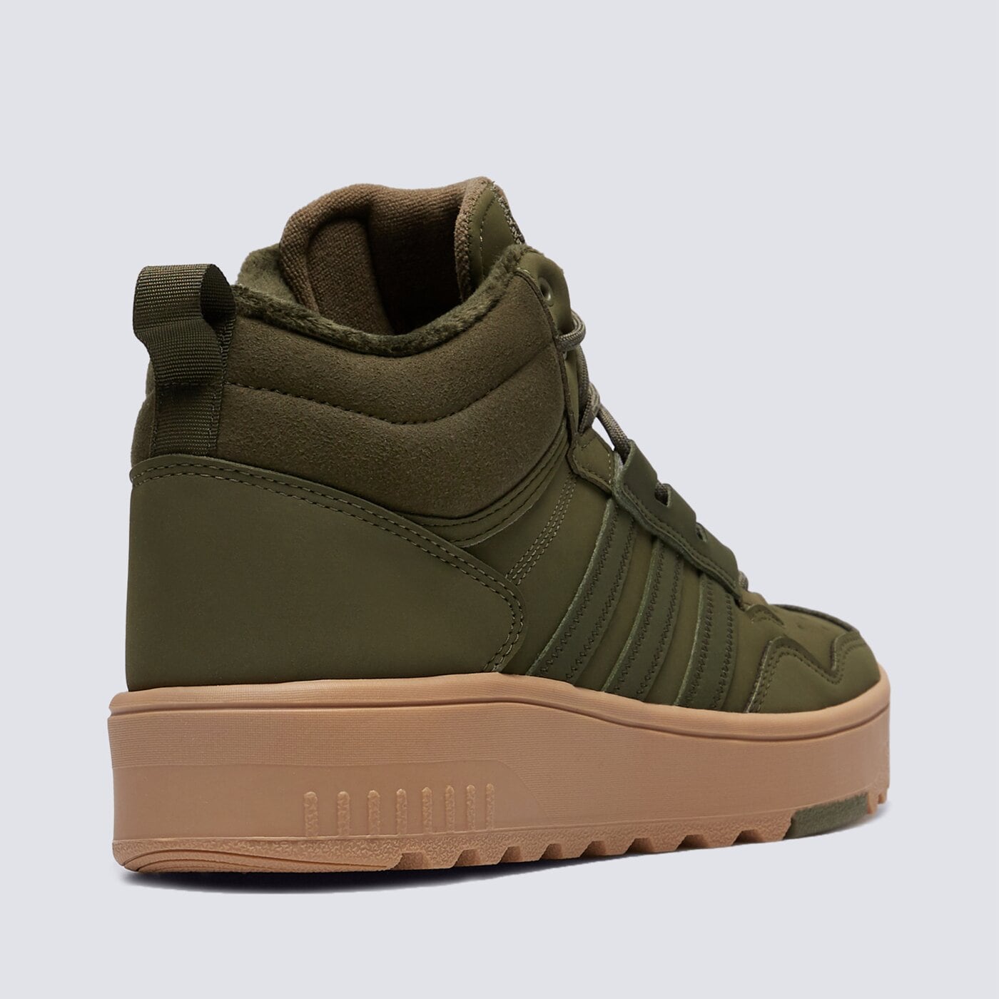 Buty sportowe męskie ADIDAS HOOPS 4.0 MID WINTERIZED jq5363 kolor khaki