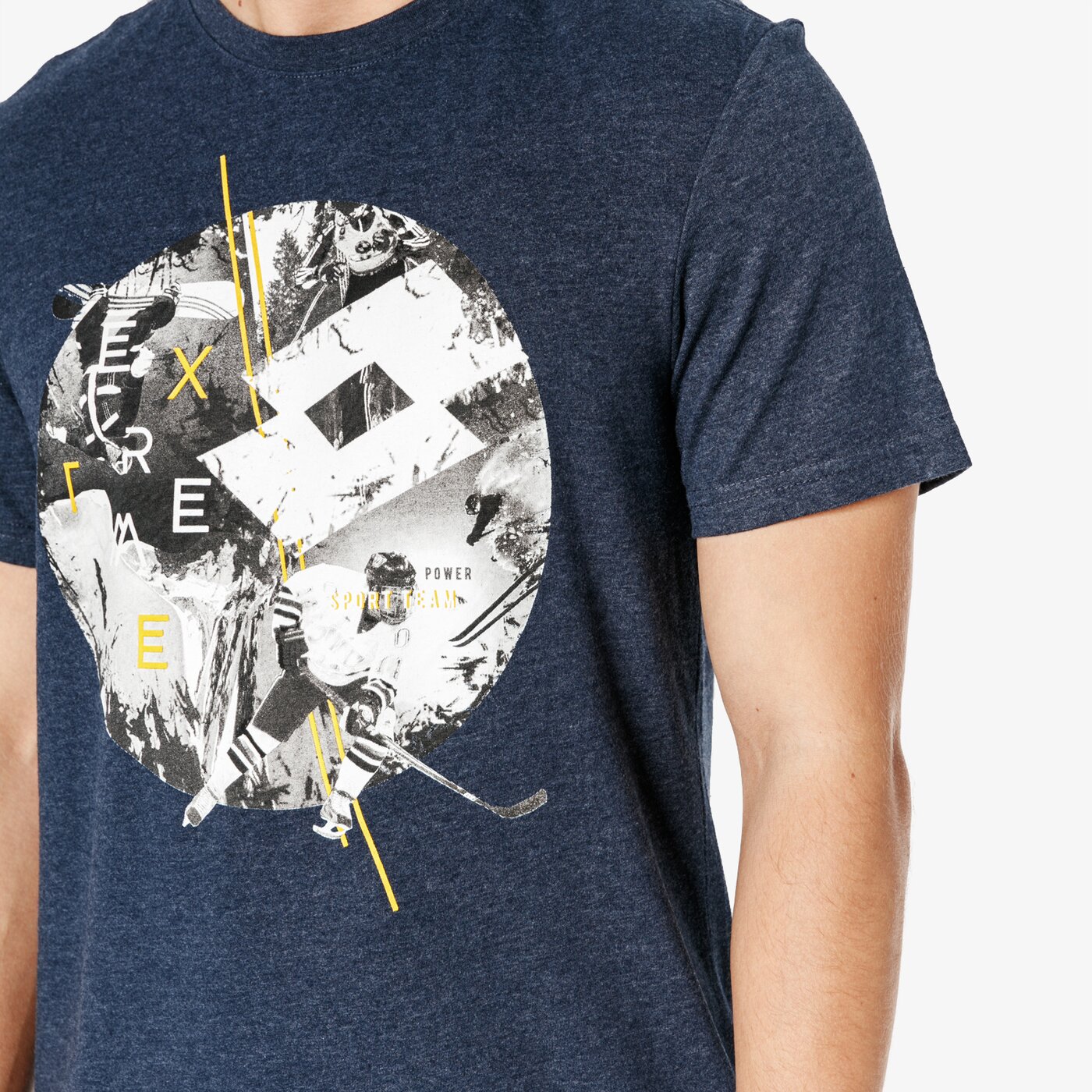 Koszulka męska LOTTO T-SHIRT SS HOCKEY lo38tsm30002 kolor granatowy