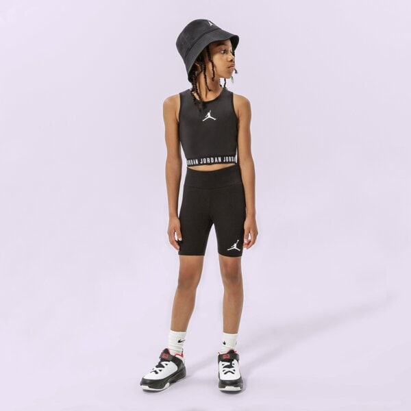 Spodenki dziecięce JORDAN SZORTY ESSENTIALS BIKE G 45a856-023 kolor czarny