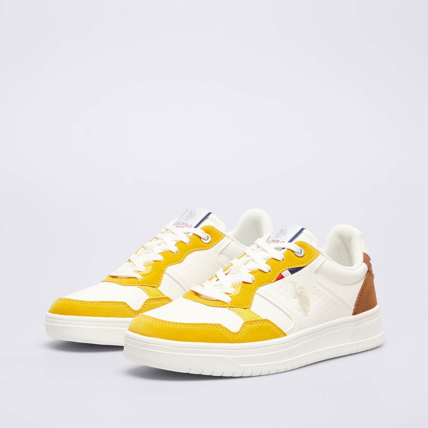 Buty sportowe męskie U.S. POLO ASSN. KOSMO001C kosmo001cwhiyel04 kolor biały