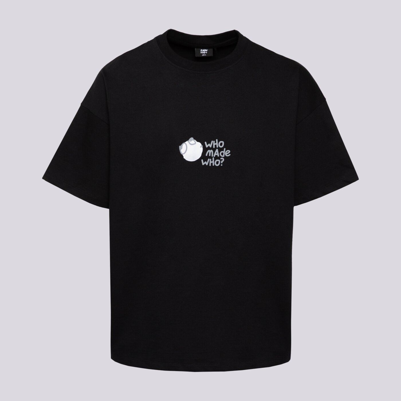 S.NOW JOB SIZEER T SHIRT “WHO MADE WHO”-BLACK si123tsu50002 kolor czarny