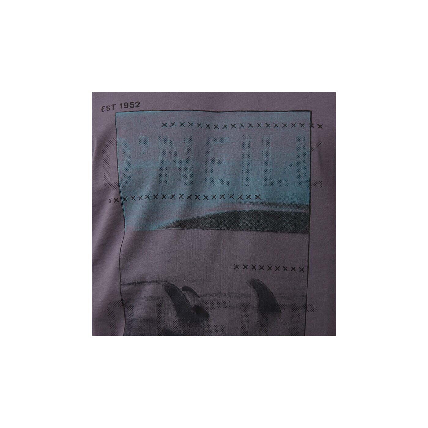 Koszulka męska O'NEILL T-SHIRT SOUTH SWELL S/SLV TEE 4036048016 kolor szary