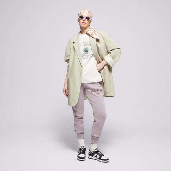 Spodnie dresowe damskie NIKE SPODNIE W NSW PHNX FLC MR STD LOGO PNT hm9757-226 kolor fioletowy