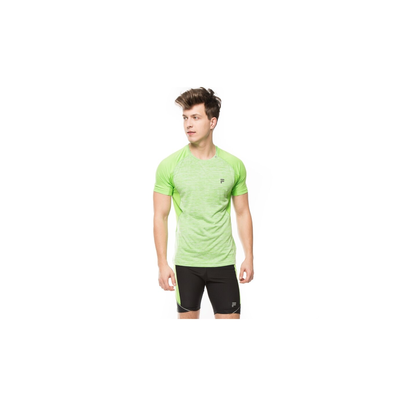 Koszulka męska FILA T-SHIRT SHORT SLEEVE 680863d68 kolor zielony