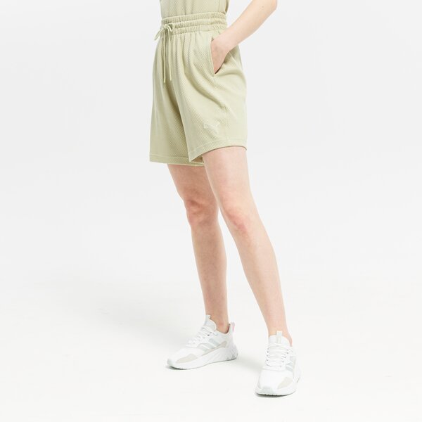 Spodenki damskie PUMA SZORTY HER 7" HIGH-WAIST 847099 33 kolor beżowy