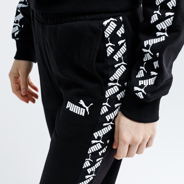 Spodnie dresowe damskie PUMA SPODNIE AMPLIFIED TR CL 581221 01 kolor czarny