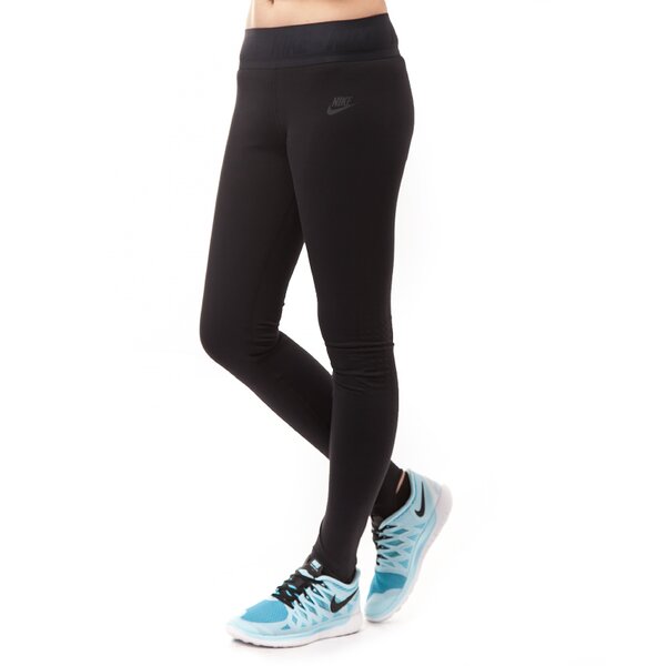Spodnie dresowe damskie NIKE SPODNIE LEGGING TP 643045010 kolor czarny