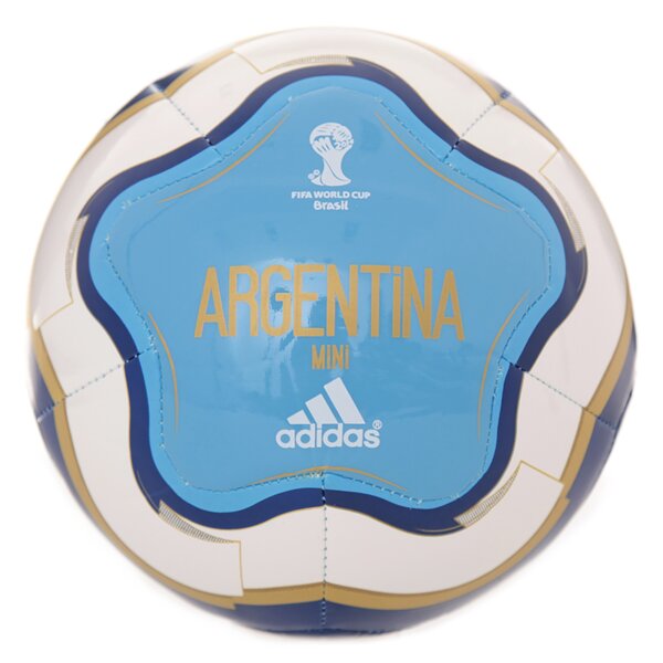Piłka nożna (piłka do nogi) ADIDAS PILKA OLP 14 MIN ARG g84004 kolor niebieski