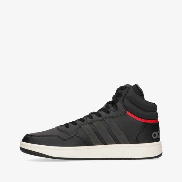 Buty sportowe męskie ADIDAS HOOPS 3.0 MID gz1344 kolor czarny