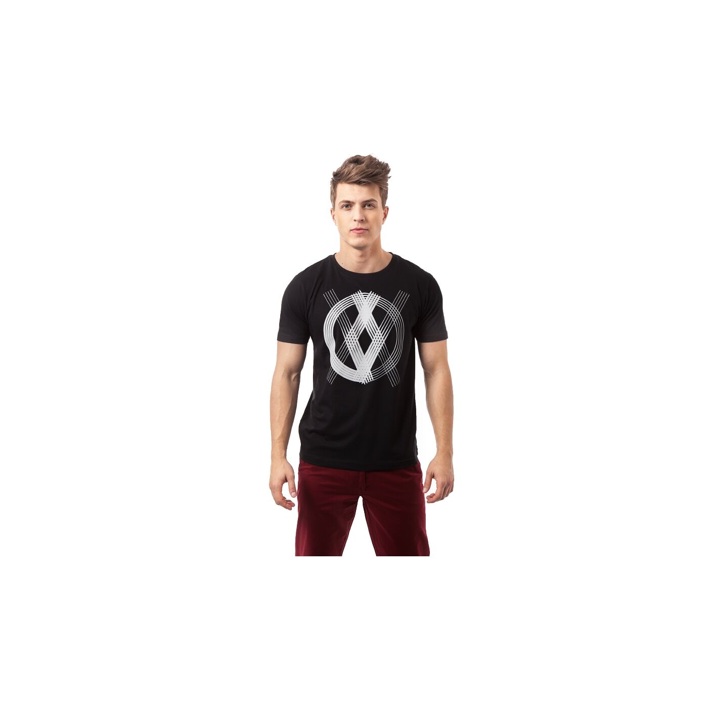 Koszulka męska CONFRONT T-SHIRT TITO cf15tsmpr001 kolor czarny