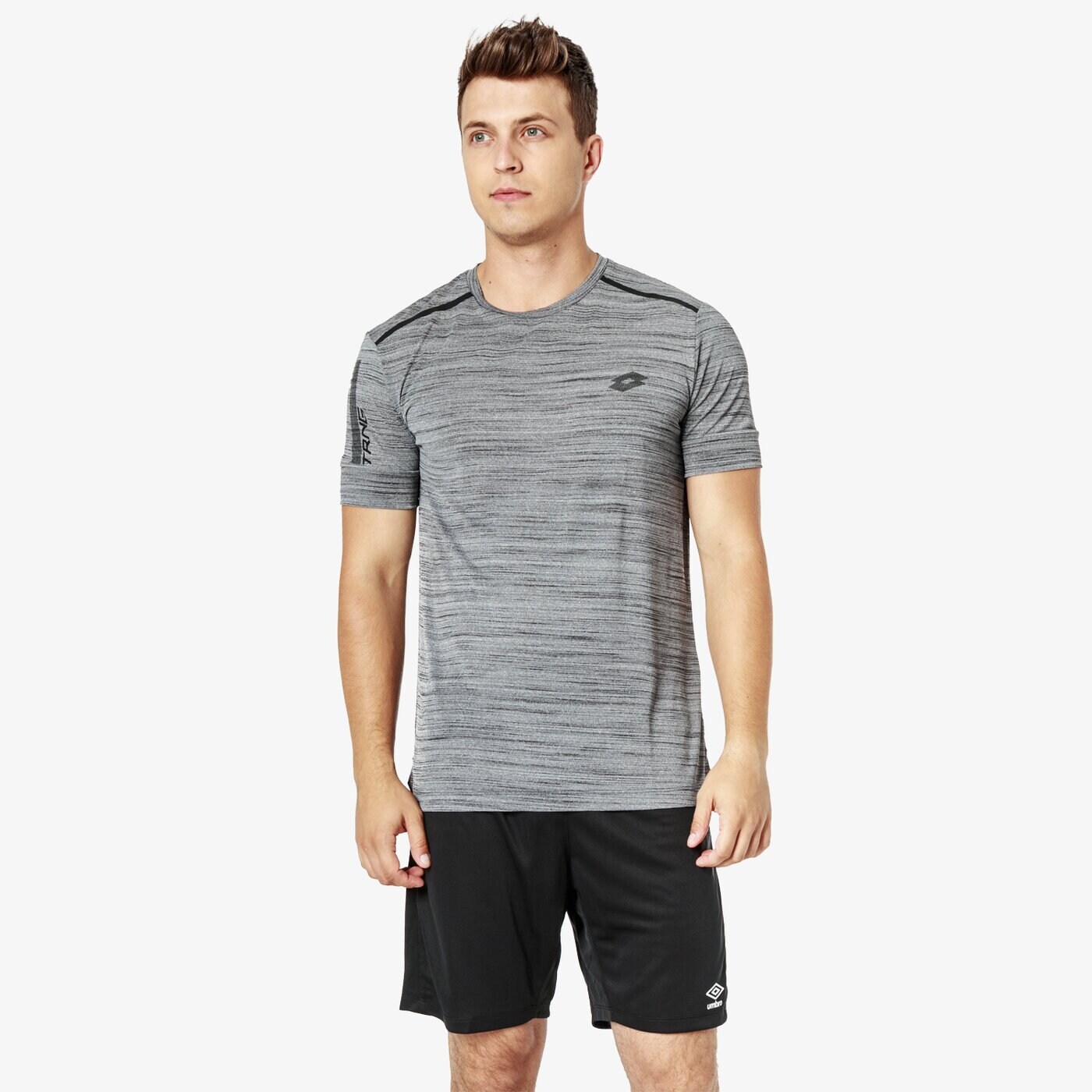 Koszulka męska LOTTO T-SHIRT SS BRYAN VII PL t5326 kolor szary