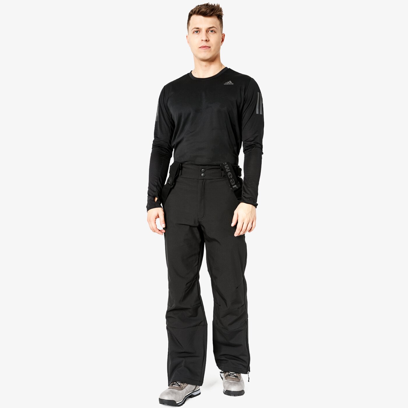 Spodnie dresowe męskie FEEWEAR SPODNIE NARCIARSKIE THERMINATOR fwp38spm01001 kolor czarny