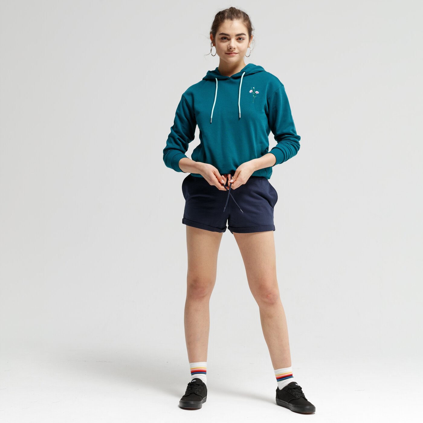 Spodenki damskie FEEWEAR SZORTY MARONI fw19szd20002 kolor granatowy