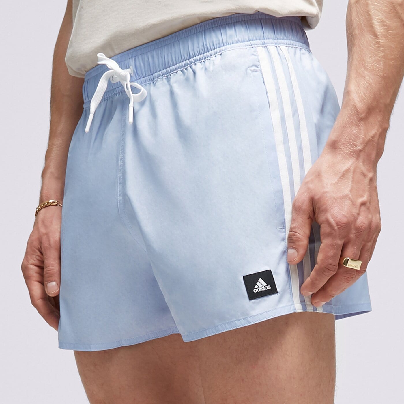 Kąpielówki męskie ADIDAS SZORTY 3S CLX SH VSL ht4373 kolor niebieski