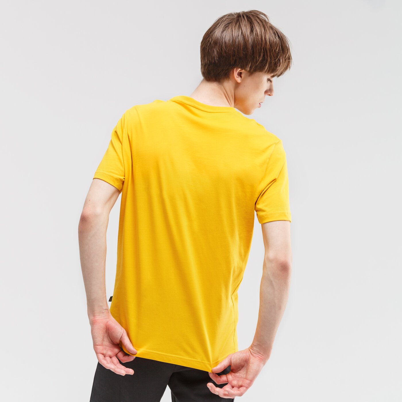 Koszulka męska PUMA T-SHIRT SUMMER PALMS GRAPHIC 581917 25 kolor żółty