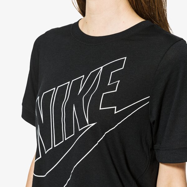 Koszulka damska NIKE T-SHIRT SS W NSW TOP LOGO 872120-010 kolor czarny