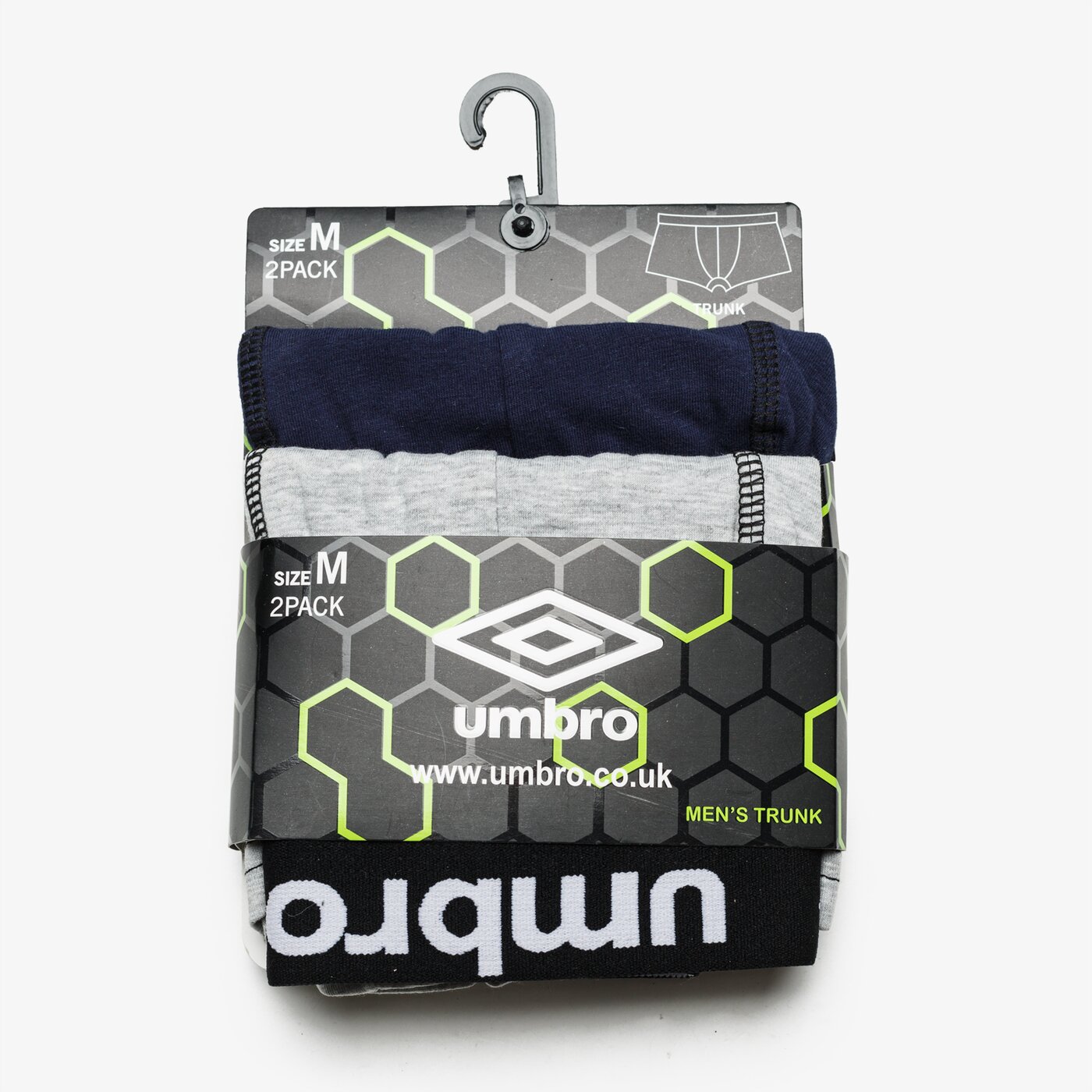 Bielizna męska UMBRO BOKSERKI BASIC 2-PACK ul38bom01004 kolor multicolor