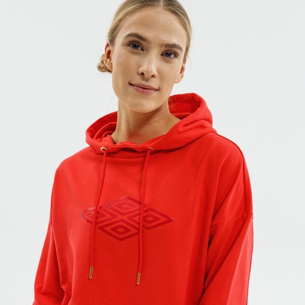 Bluza damska UMBRO BLUZA Z KAPTUREM OCARINA ul321bld21002 kolor czerwony