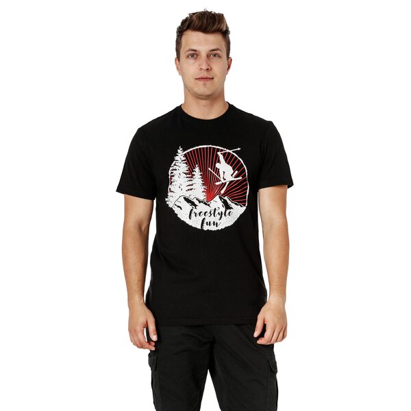 Koszulka męska LOTTO T-SHIRT SS FREESTYLE lo38tsm29002 kolor czarny