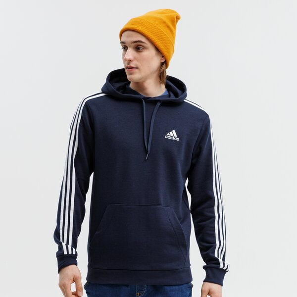 Bluza męska ADIDAS BLUZA M 3S FT HD gk9081 kolor granatowy