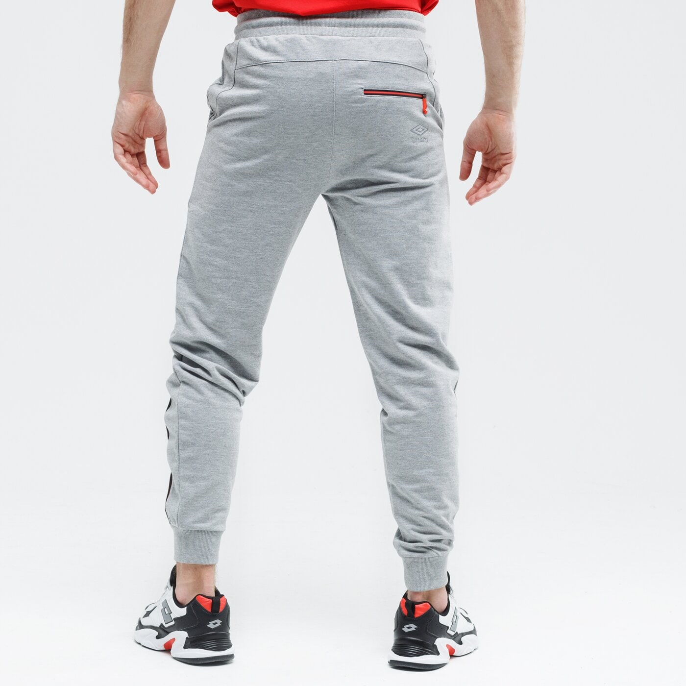 Spodnie dresowe męskie UMBRO SPODNIE PLUMO ul120spm24001 kolor szary