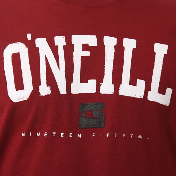 Koszulka męska O'NEILL T-SHIRT 101 S/SLV TEE 4036083055 kolor bordowy