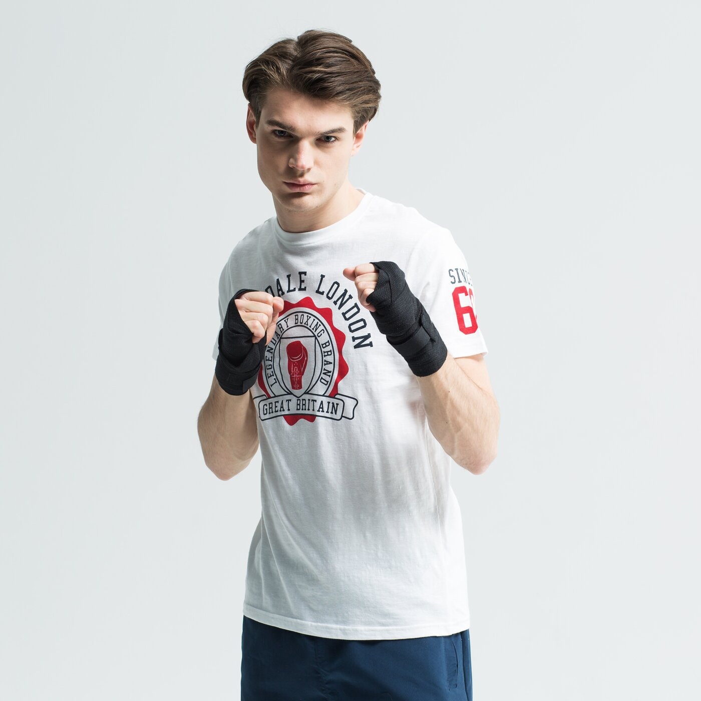 Koszulka męska LONSDALE T-SHIRT SS SANCROFT 1139147000 kolor biały