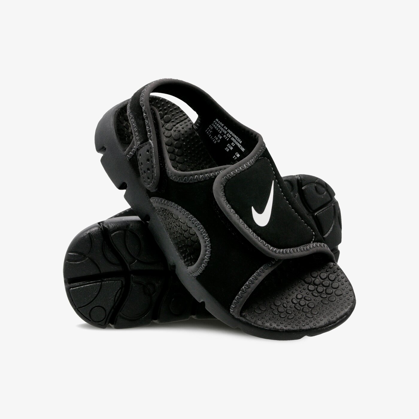 Sandały dla dzieci NIKE SUNRAY ADJUST 4 (GS/PS)  386518-011 kolor czarny