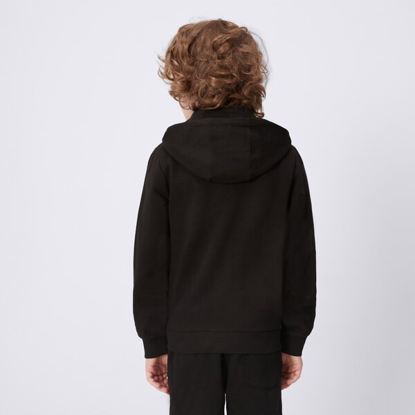 Bluza dziecięca UMBRO BLUZA ROZPINANA Z KAPTUREM GALLO JR ul125blmj9001 kolor czarny