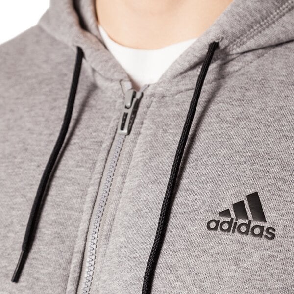 Bluza męska ADIDAS BLUZA LIN FZ HOOD FT ap1229 kolor szary