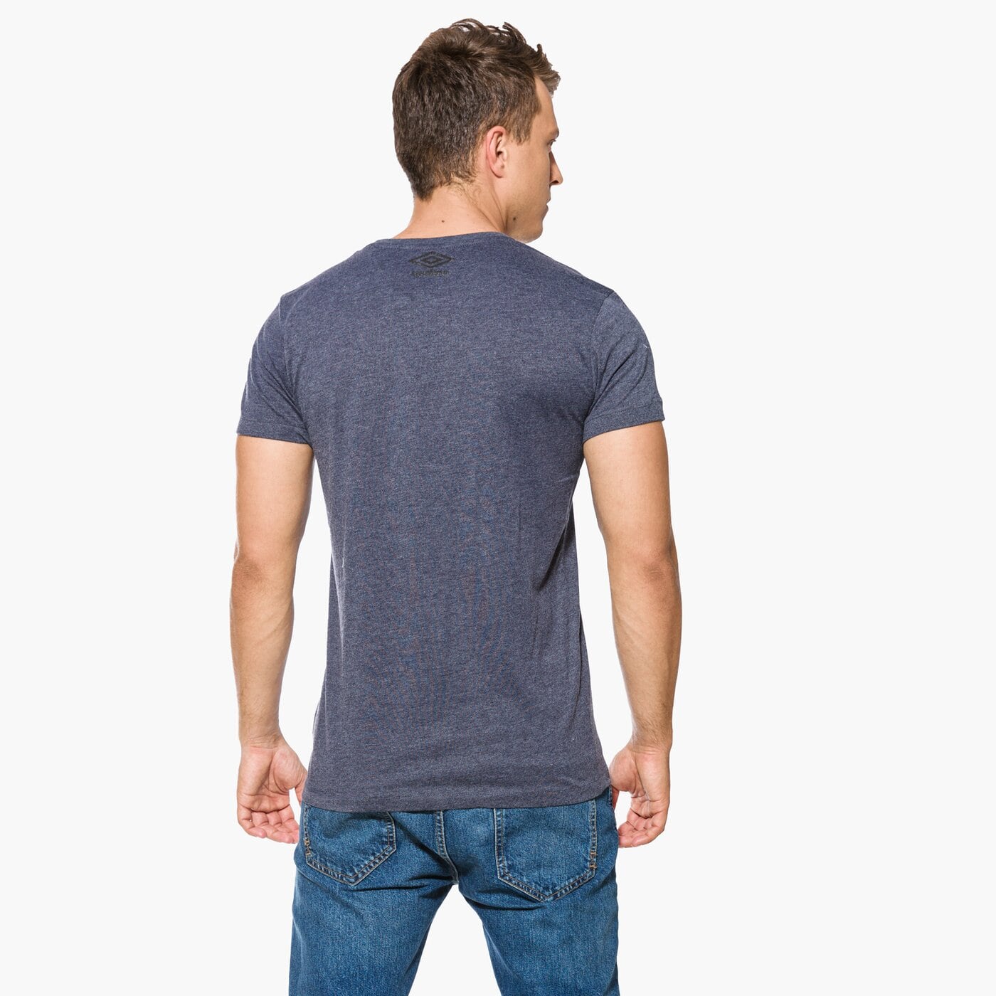 Koszulka męska UMBRO T-SHIRT SS TIGAR ul37tsm39004 kolor granatowy