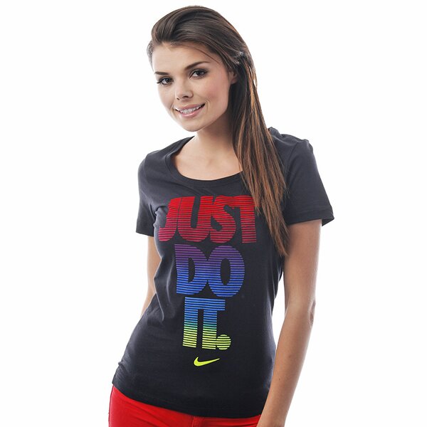 Koszulka damska NIKE T-SHIRT SOCIAL SCENE  JDI  SS SCOOP 459587010 