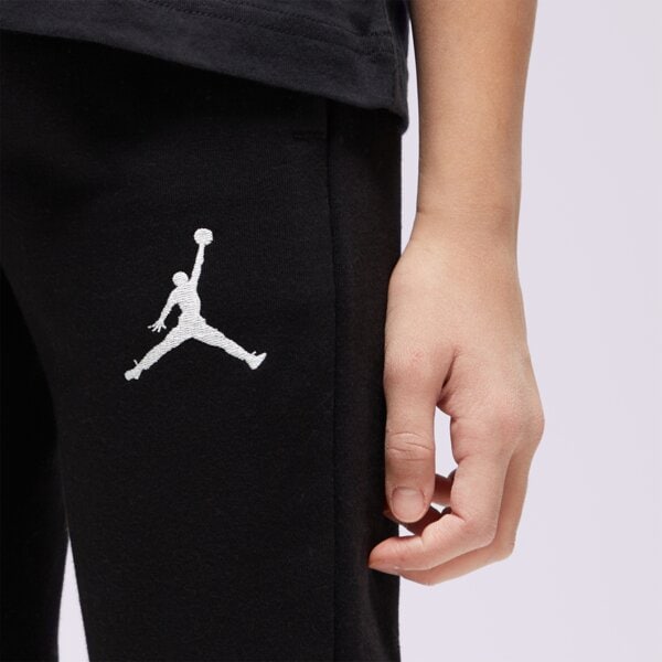 Spodnie dziecięce JORDAN SPODNIE JDG ICON PLAY FLC G 45c696-023 kolor czarny